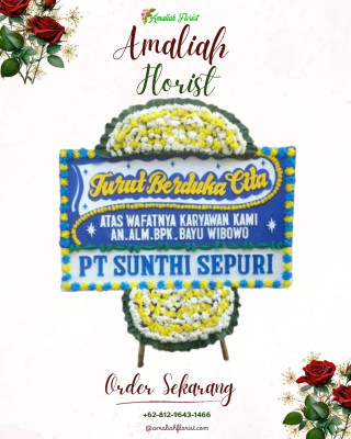 Papan Bunga Duka di Kebon Bawang